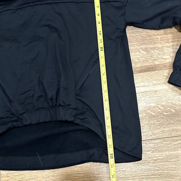 Fabletics Women XS Black Europa Pullover Fleece Lined Cowl Neck Sweater Stretch - Picture 7 of 8